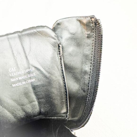 Rebecca Minkoff Lace Up Black Motorcycle Biker Boot Size 6 NWOB - Picture 3 of 8